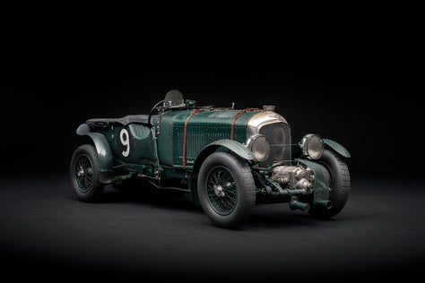 "1929 Bentley Blower" - 1930 Le Mans - Birkin & Chassagne - Rennen verwittert