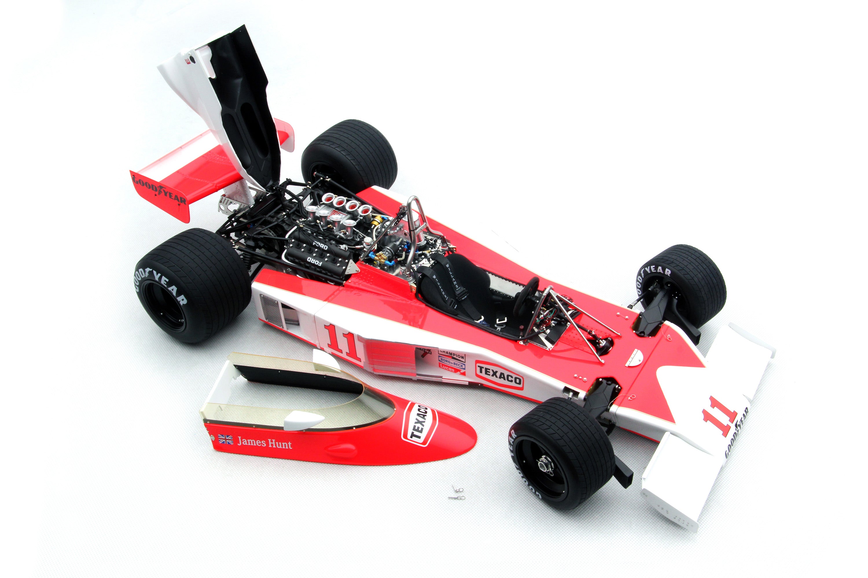 玩具模型】AMALGAM MCLAREN MP23D JAMES HUNT F1 JAPANESE GRAND PRIX