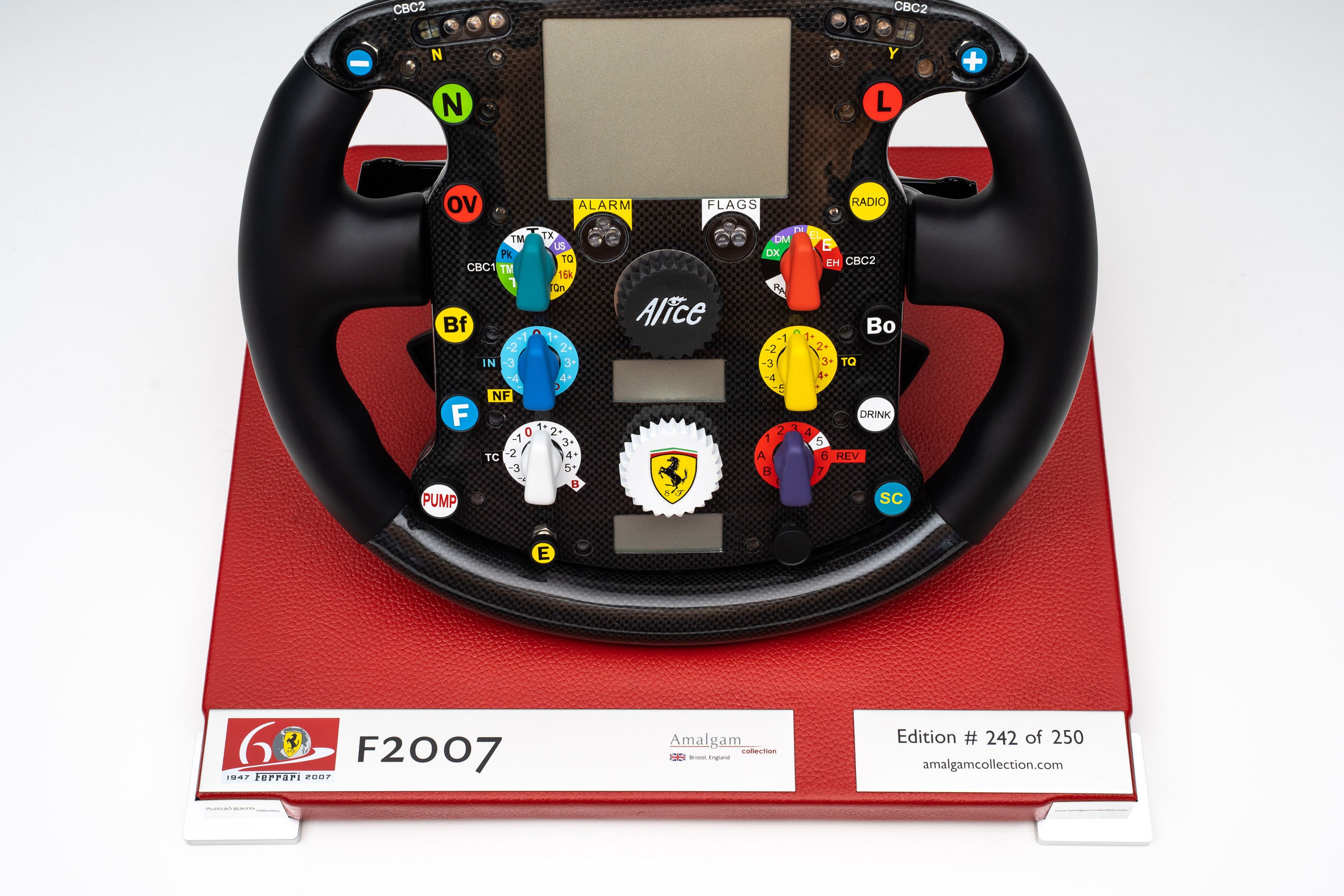 Ferrari F2007 (2007) Steering Wheel – Amalgam Collection