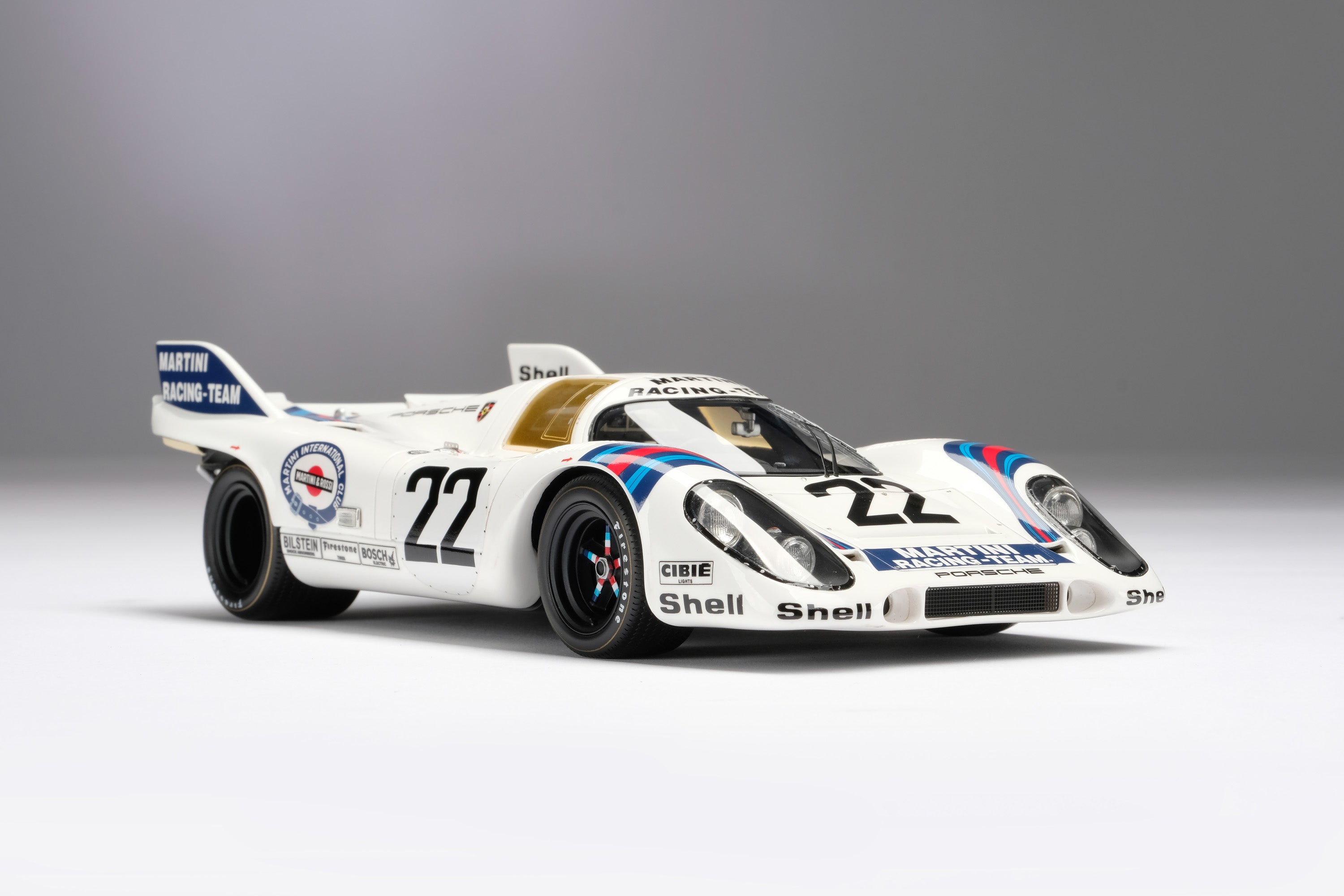 安い好評1/18 Porsche 917 Martini Racing Winner Interserie Nurburgring Supersprint 1974 ◆ Herbert Muller ◆ ミニチャンプス ポルシェ 917 レーシングカー