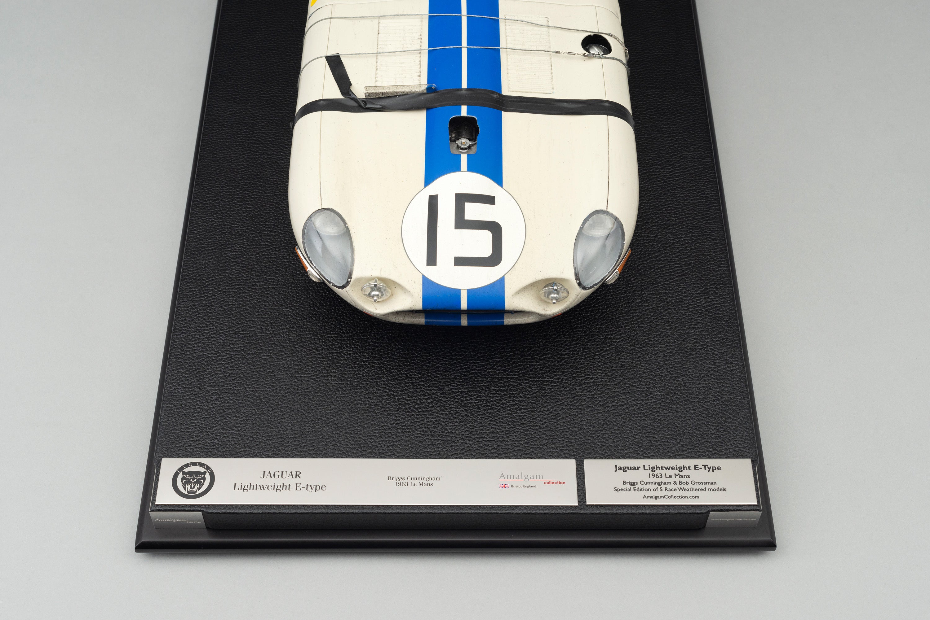 Jaguar Lightweight E-type (LWE) - 1963 Le Mans - Race Weathered – Amalgam  Collection